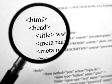 HTML-Grundgerüst, HTML-Code
