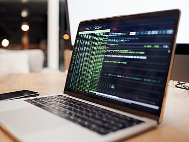 Futuristisches Webdesign-Konzept, Magdeburg als Inspiration