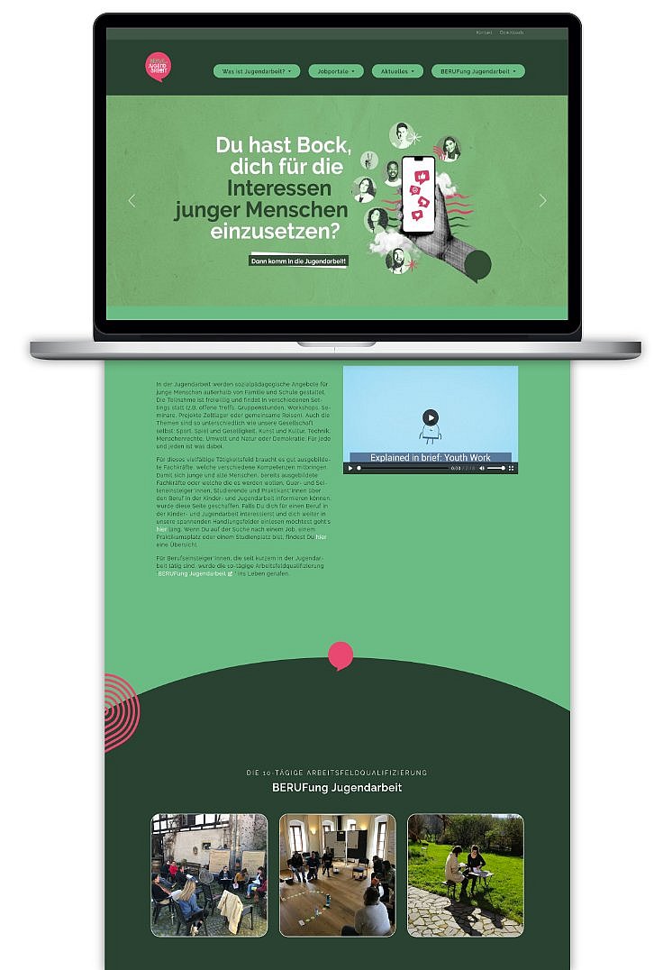 Modernes Webdesign-Konzept mit Bezug zu Siegen Modernes Webdesign-Konzept mit Bezug zu Siegen