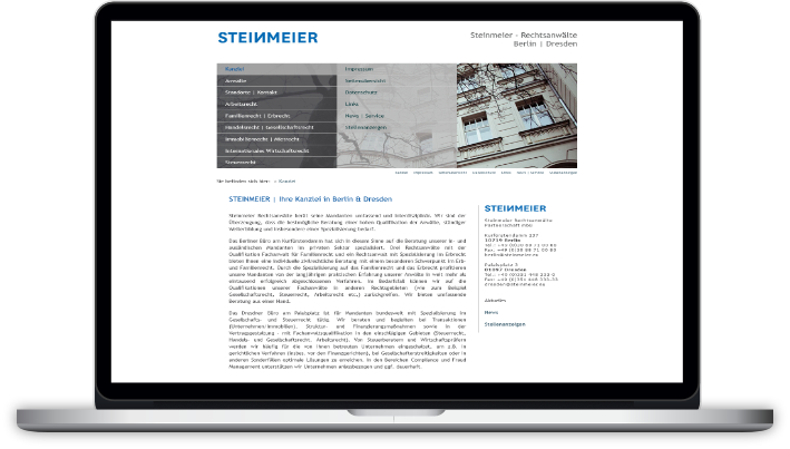 Modernes Webdesign aus Mannheim